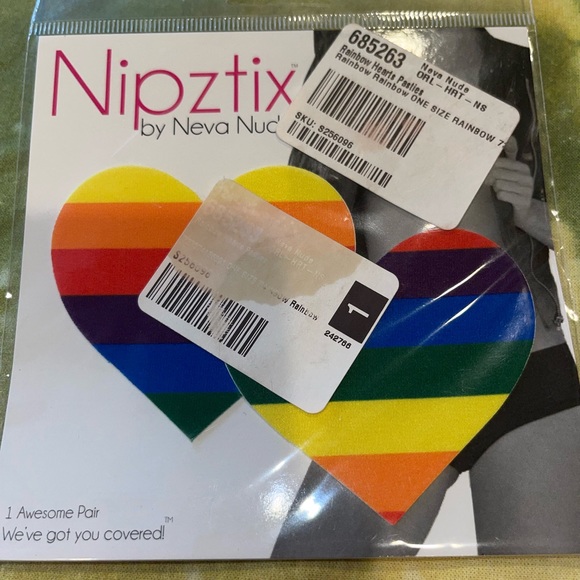 Rainbow Heart Pasties 🌈 - Picture 2 of 4